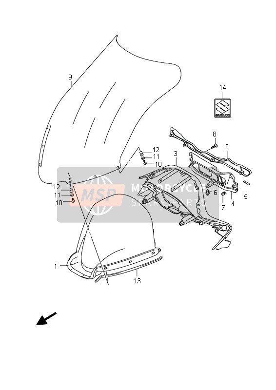 9467105H01291, Cobertura, Suzuki, 0